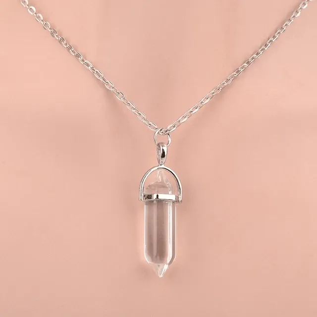 Natural Stone Pendant Necklace