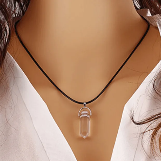 Natural Stone Pendant Necklace
