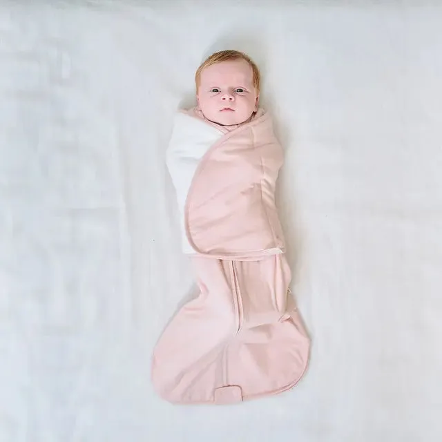 Nest Designs Swaddle Sleep Bag 0.5 TOG Bamboo Jersey - Rose Smoke