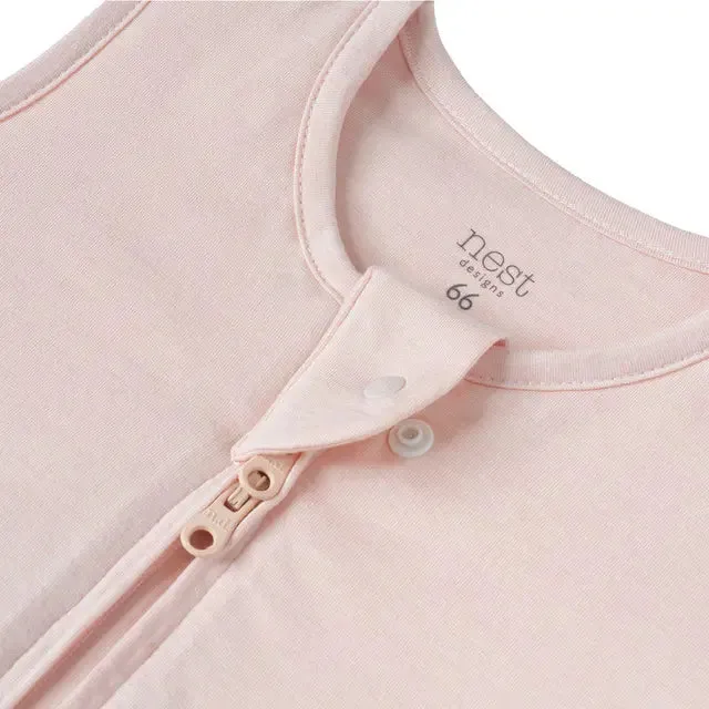 Nest Designs Swaddle Sleep Bag 0.5 TOG Bamboo Jersey - Rose Smoke