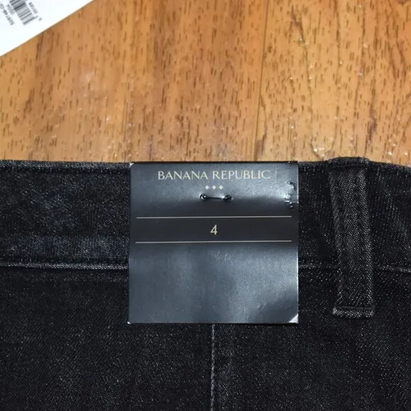 NWT Banana Republic Center Split Classic Denim Maxi Skirt Sz 4