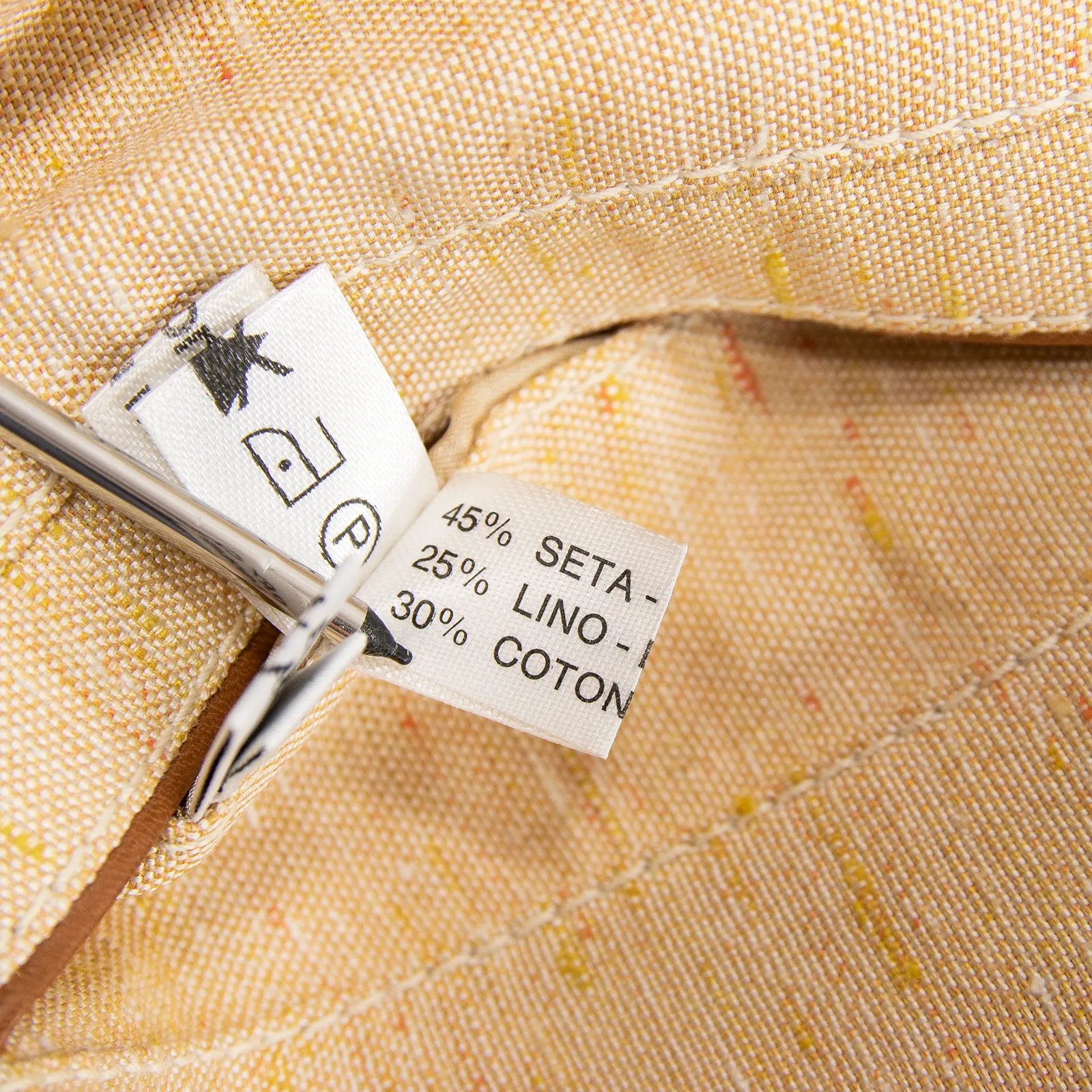 NWT Schiatti & Co. Peach Silk Linen Shantung Leather Trim Blouson Jacket
