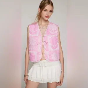 NWT Urban Outfitters Kimchi Blue Floral Vest