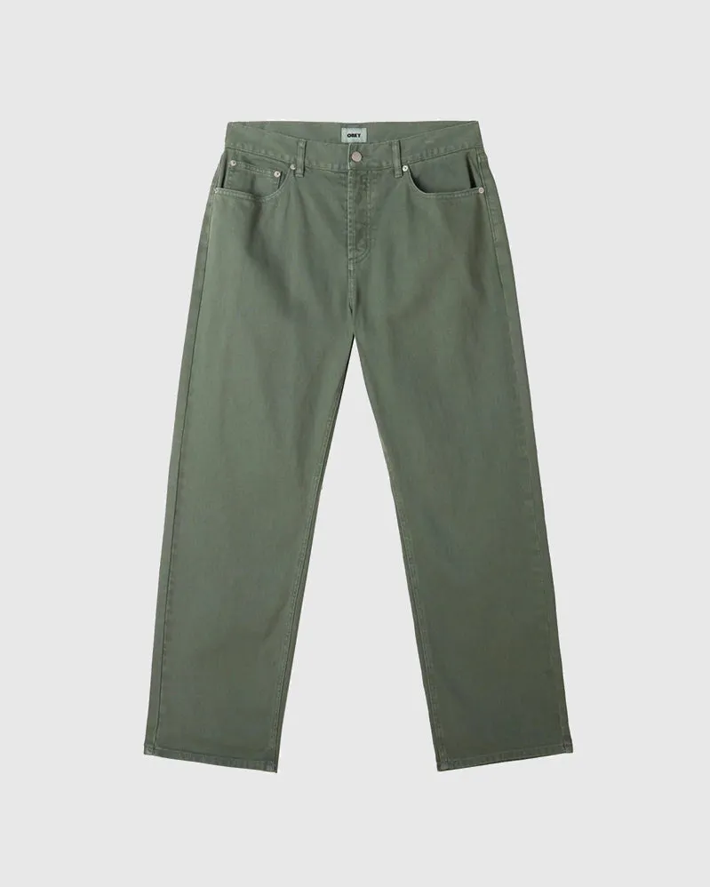 Obey Pant - Hardwork Carpenter - Duck Green