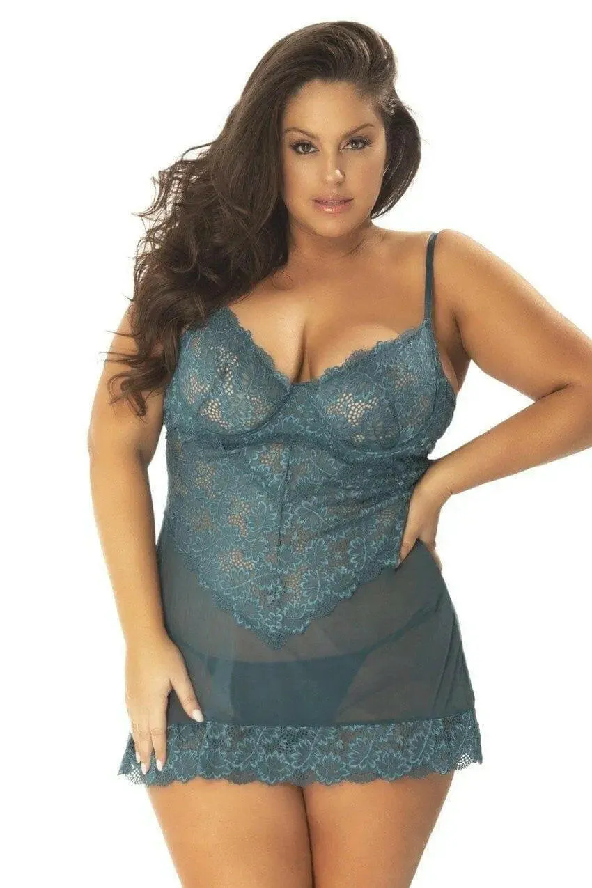 Page Underwire All Lace Babydoll
