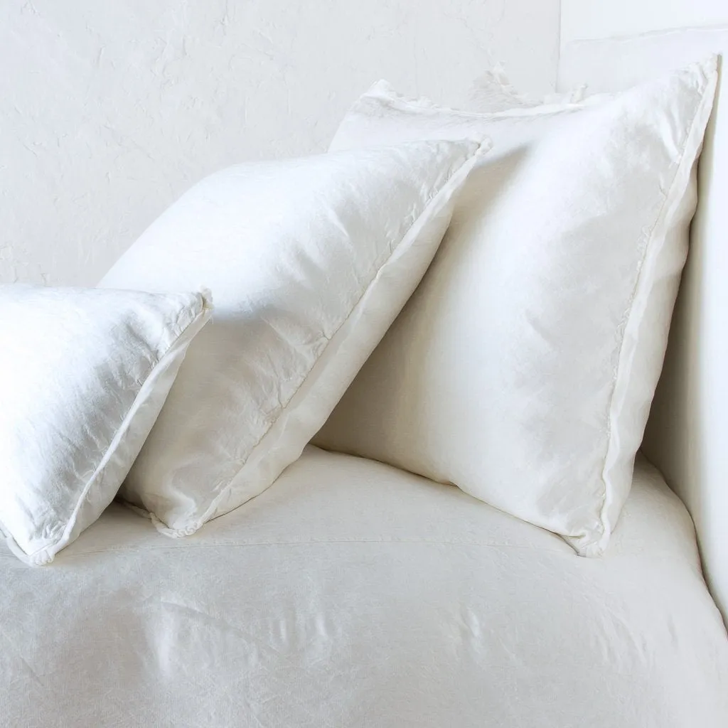 Paloma Deluxe Sham - Winter White