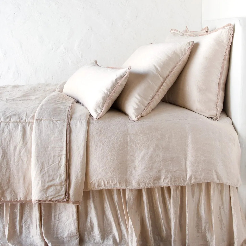 Paloma Duvet Cover - Pearl - King