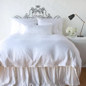 Paloma Duvet Cover - White - King