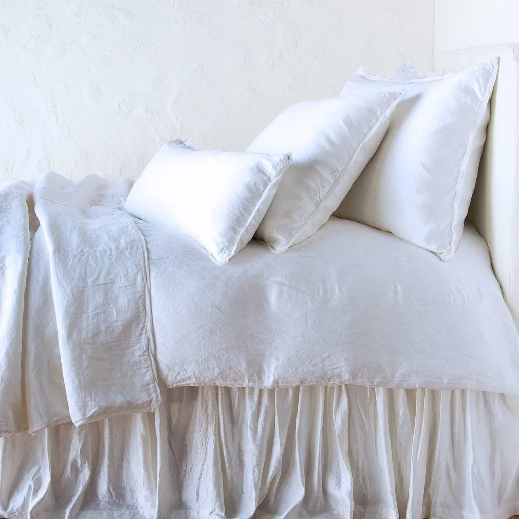 Paloma Duvet Cover - White - King