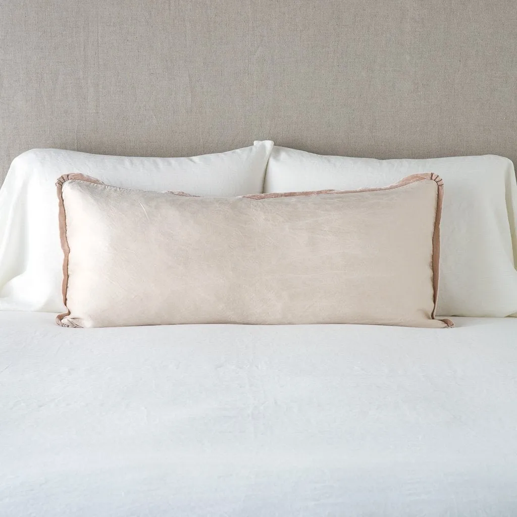 Paloma Lumbar Throw Pillow - Pearl
