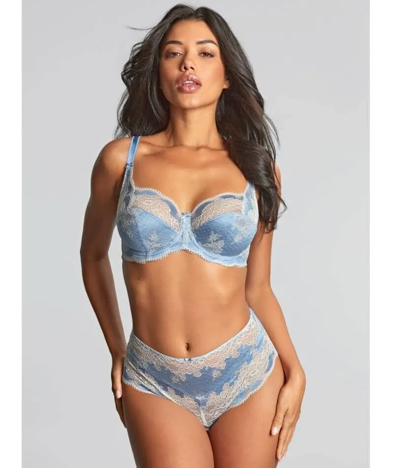 Panache Clara Deep Brief - Dusky Blue