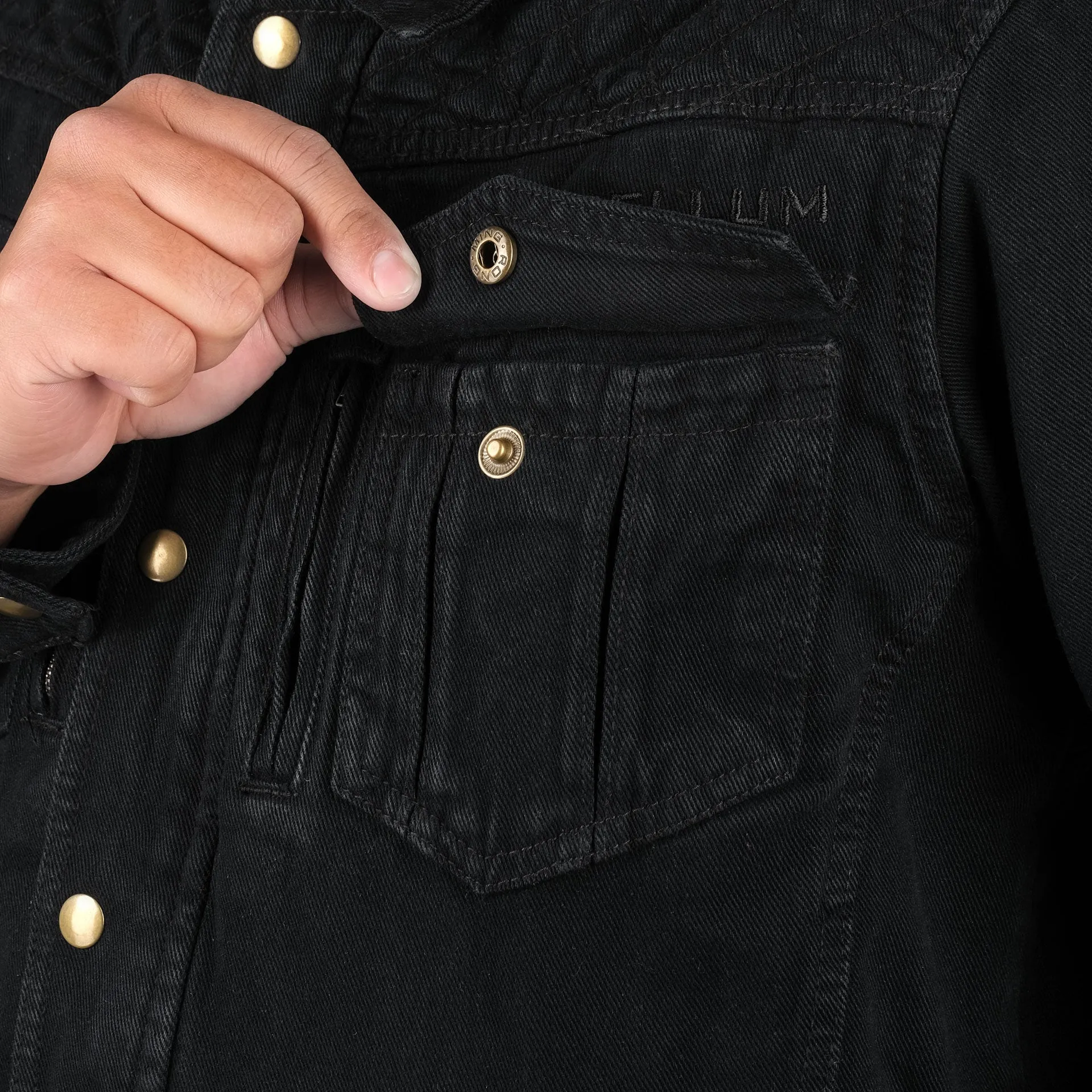 Parabellum®  Ryder Denim Jacket Black