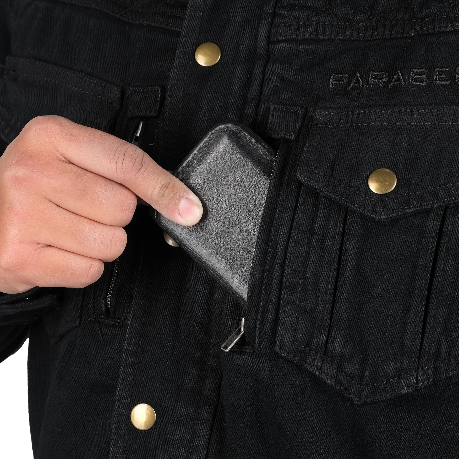 Parabellum®  Ryder Denim Jacket Black