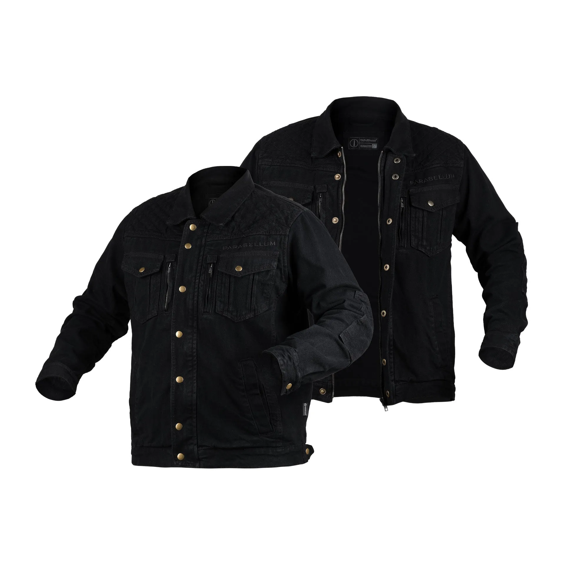 Parabellum®  Ryder Denim Jacket Black