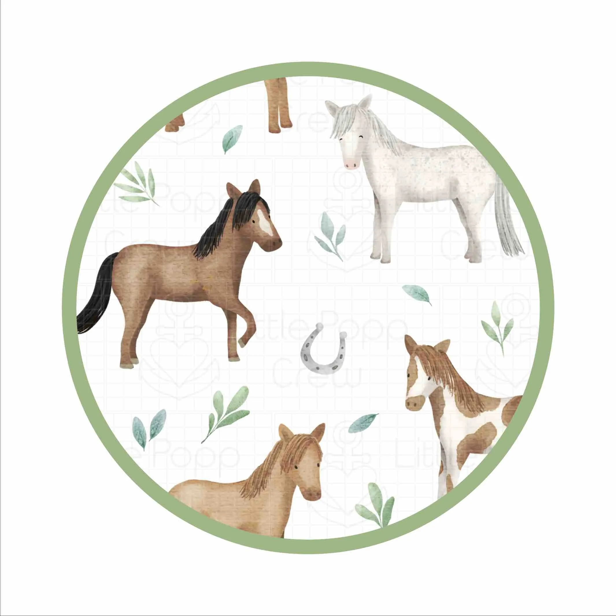 Perfect Ponies | Quilted Bamboo Toddler Blanket