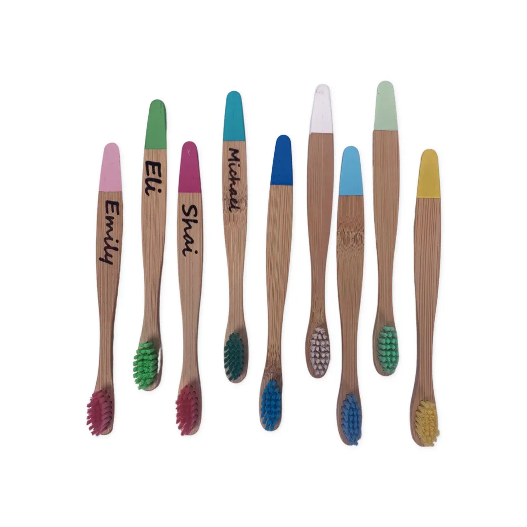 Personalized Kids Bamboo Toothbrush