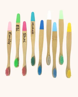 Personalized Kids Bamboo Toothbrush