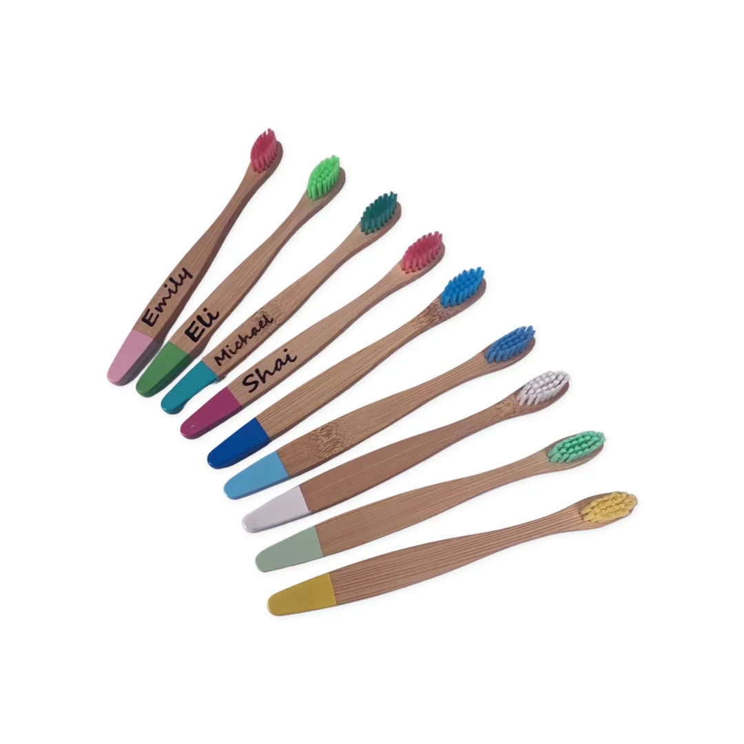 Personalized Kids Bamboo Toothbrush