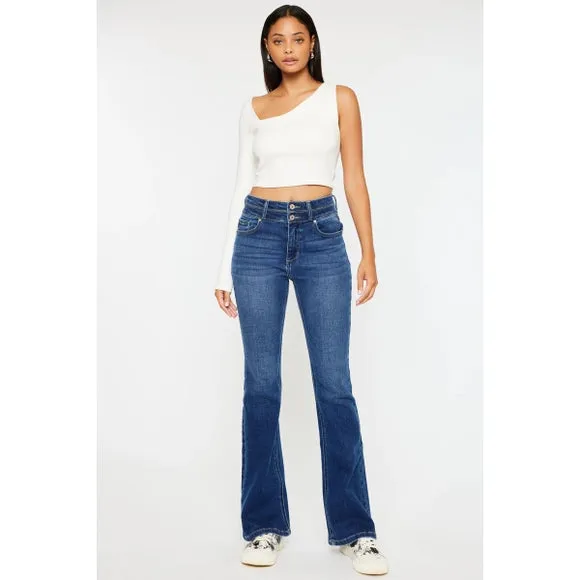 Petite High Rise Skinny Bootcut