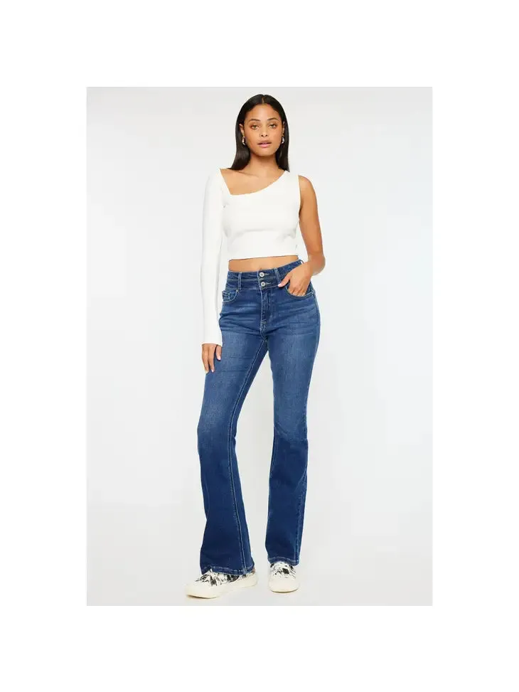Petite High Rise Skinny Bootcut