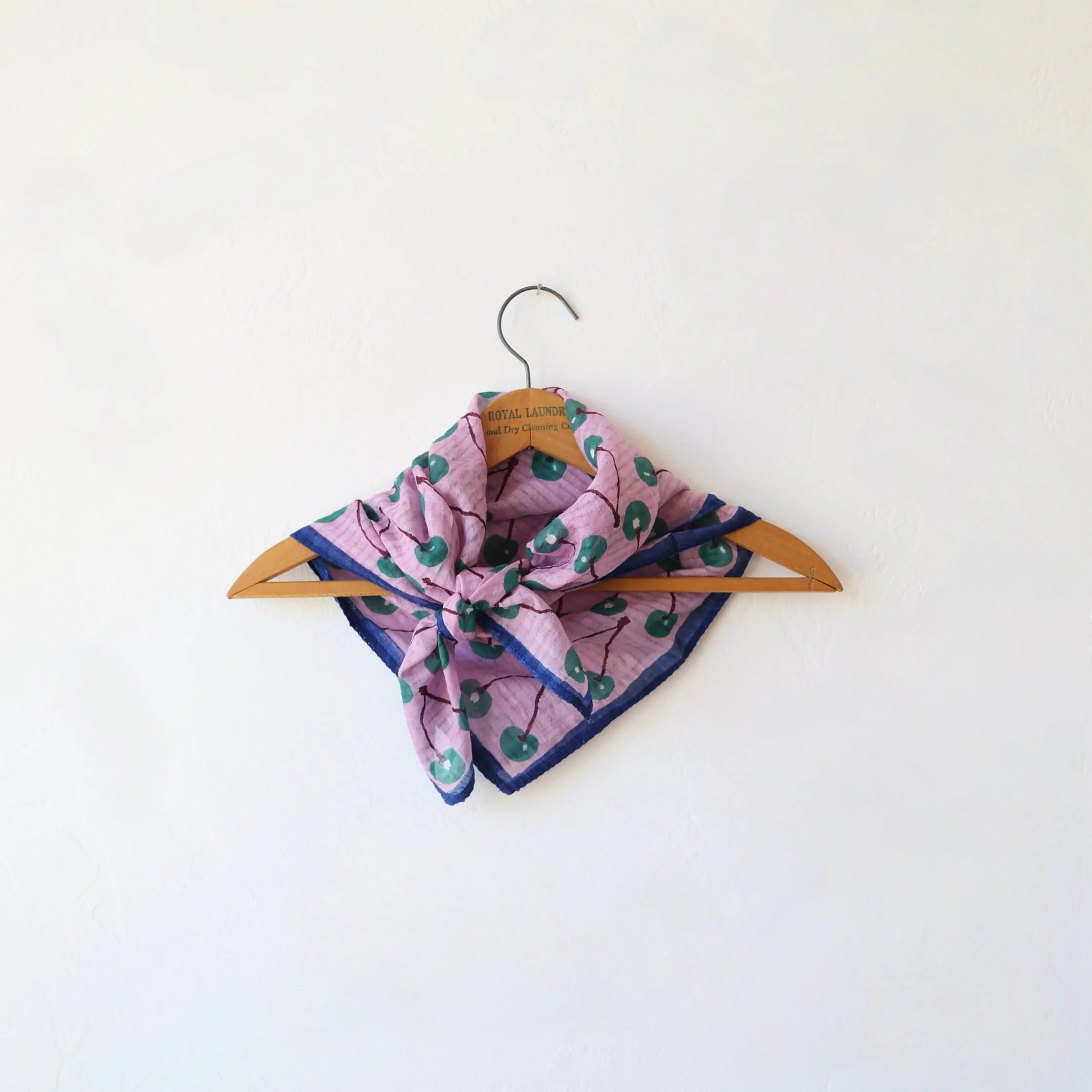 Épice Cotton/Silk Cherry Scarf - Lilac