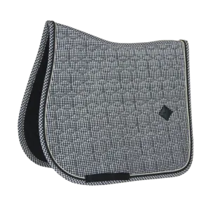 Pied-de-Poule Saddle Jump Pad - Black