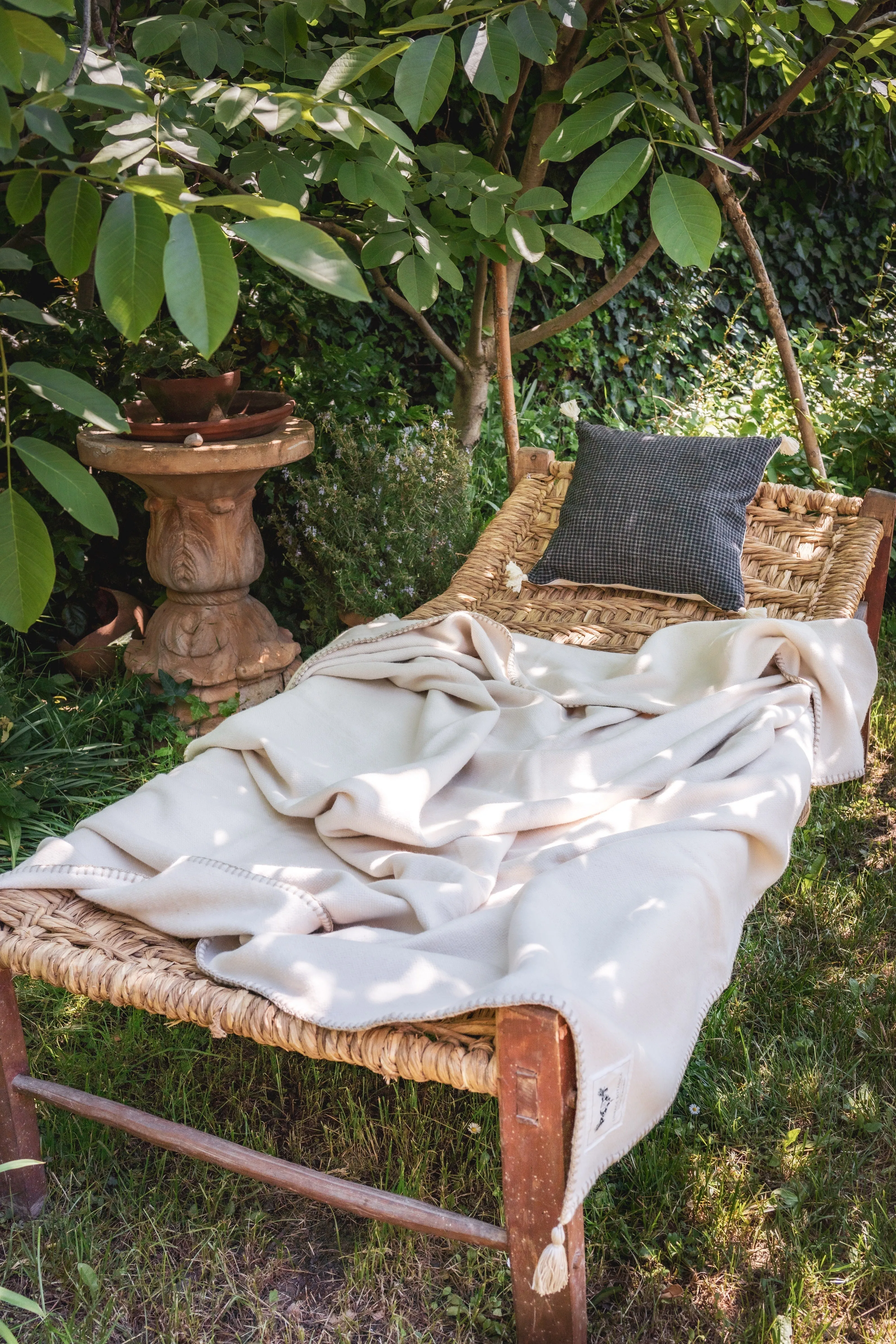Pillow: Antique handwoven decorative pillow - P451