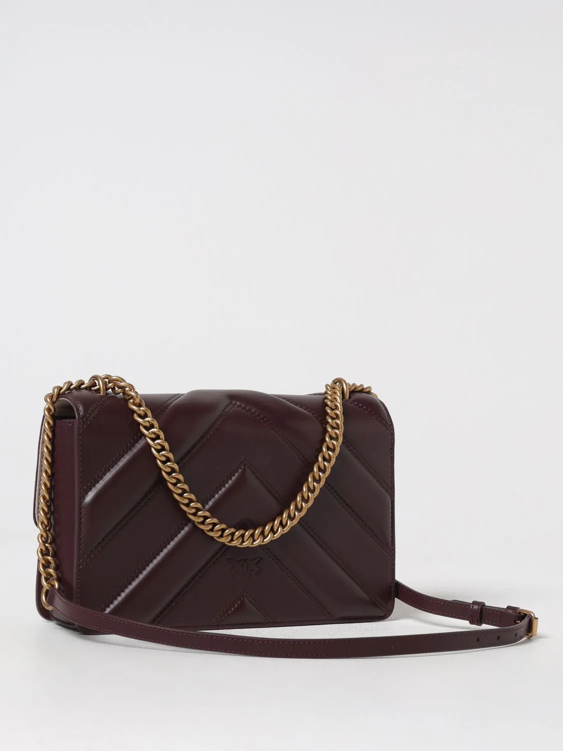 Pinko Crossbody Bags Woman Beige