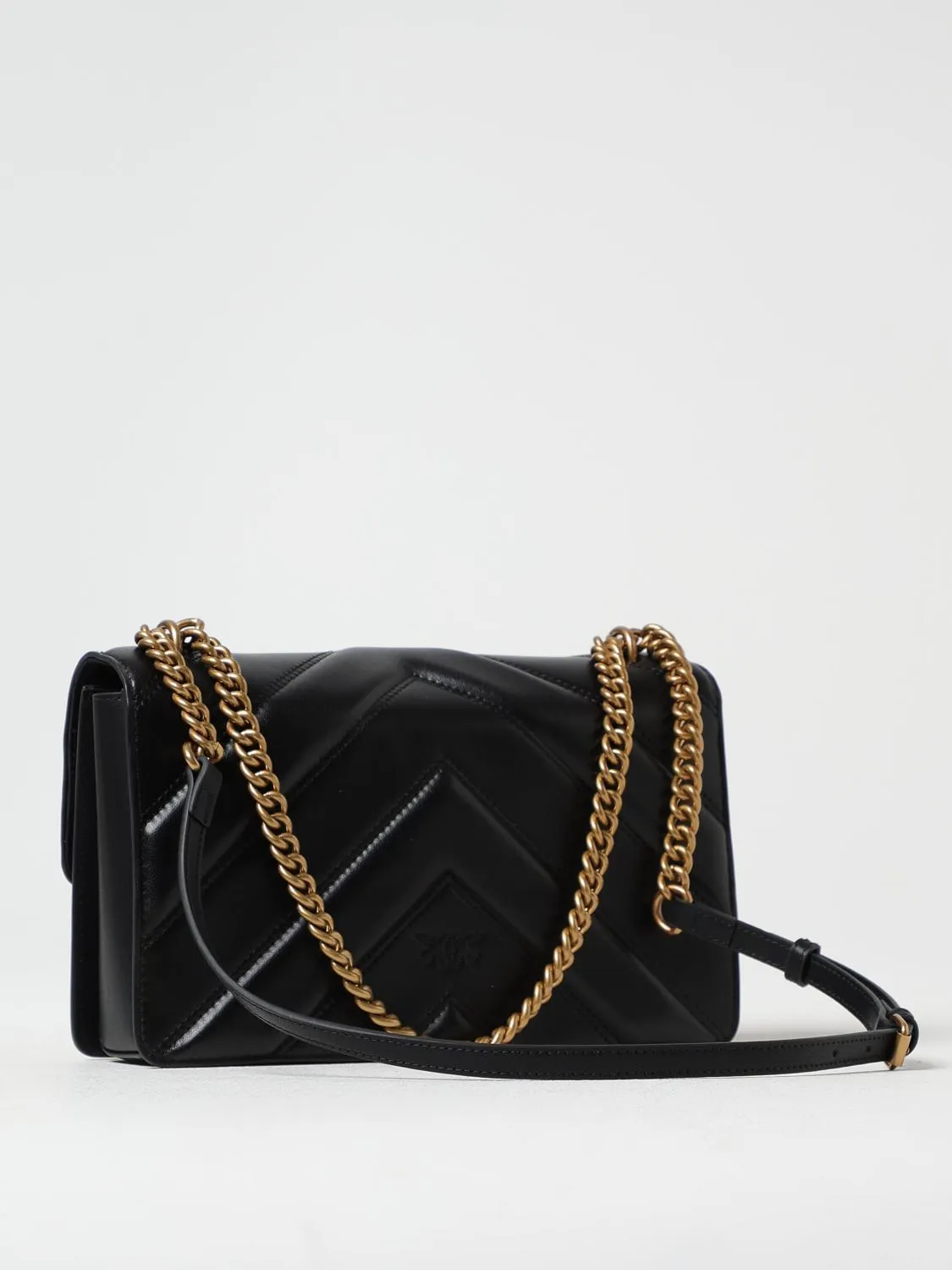 Pinko Crossbody Bags Woman Beige