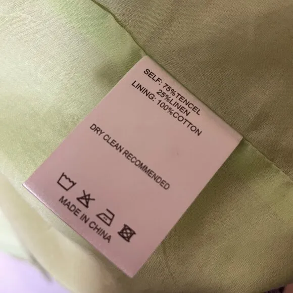 PIPPA Womens Marlow Blazer Jacket Green &amp; Pink Long Sleeve Button Closure Sz L