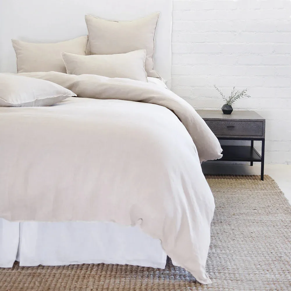 Pom Pom at Home Blair Taupe Linen King Sham ~ 20 x 36
