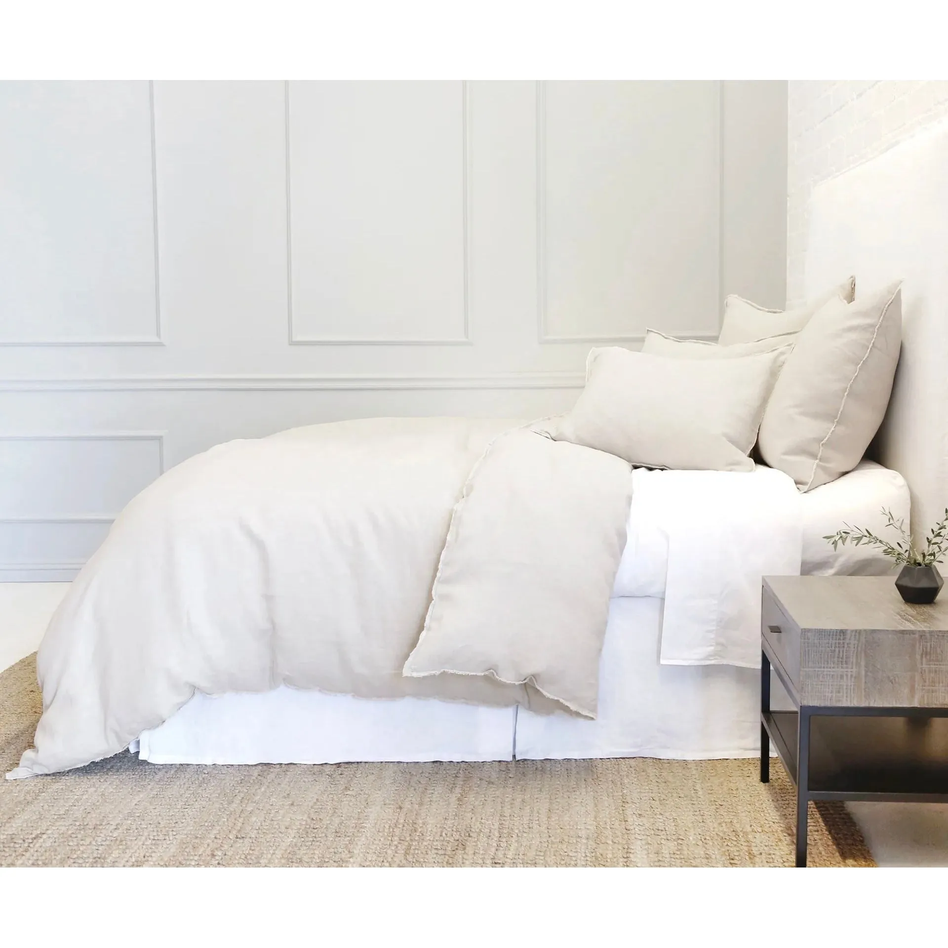 Pom Pom at Home Blair Taupe Linen Standard Sham ~ 20 x 27