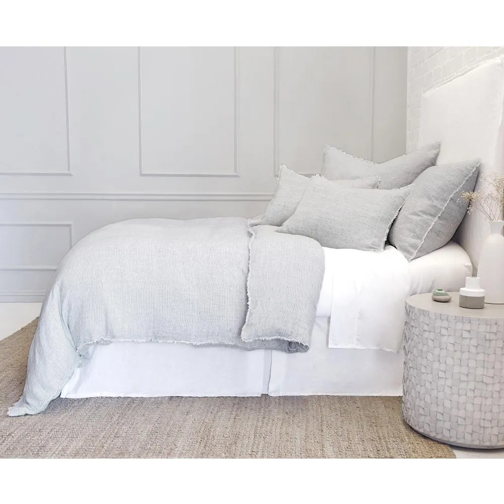 Pom Pom at Home Logan Navy Linen Duvet Cover and Pillow Shams ~ Available in Twin, Queen and King Sizes