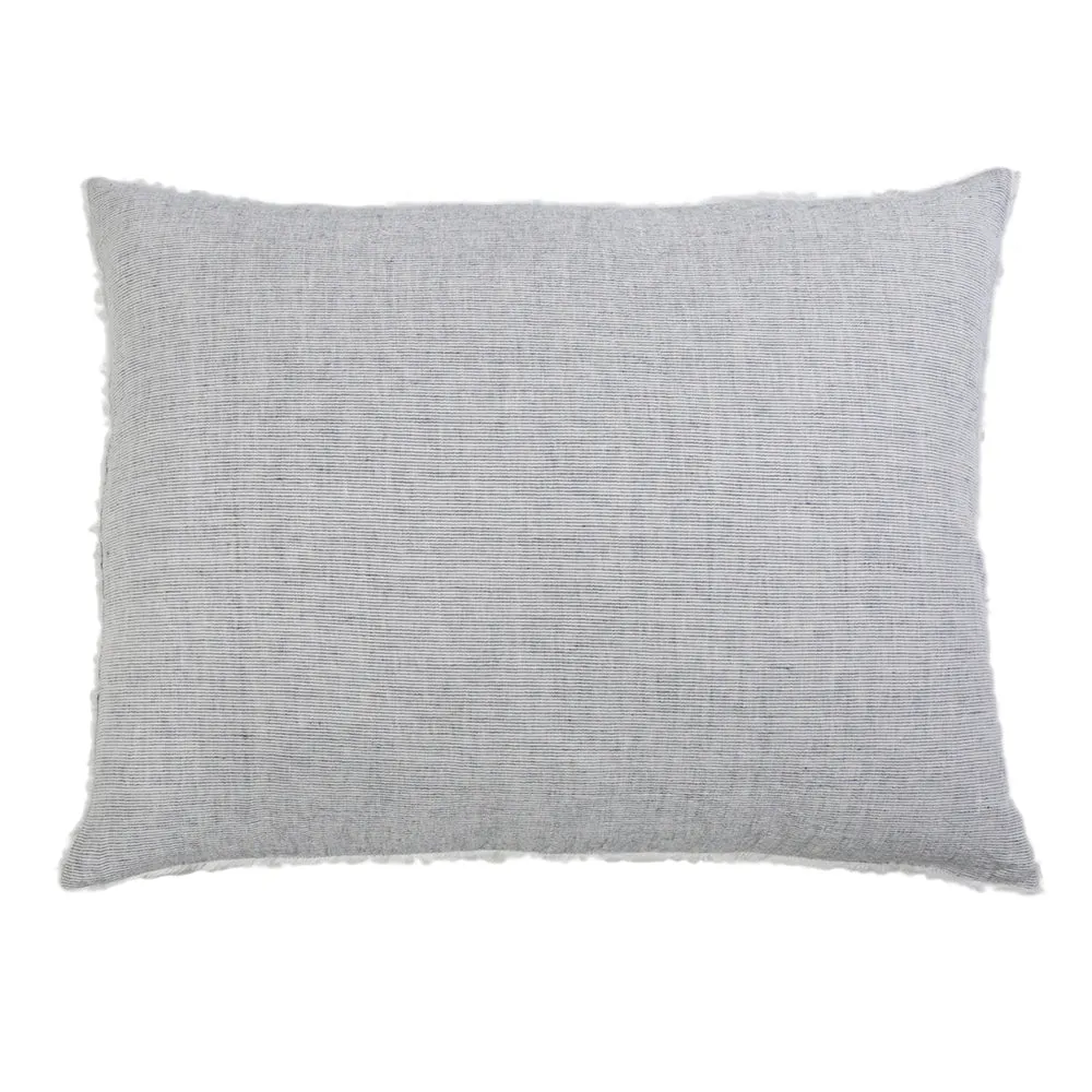 Pom Pom at Home Logan Navy Linen Duvet Cover and Pillow Shams ~ Available in Twin, Queen and King Sizes