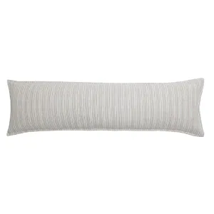 Pom Pom at Home Newport Striped Linen Body Pillow with Insert ~ 18 x 60