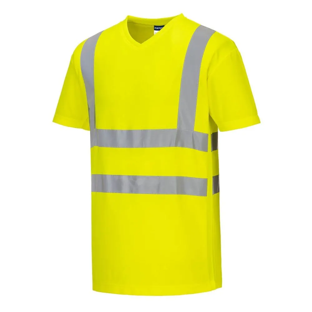 Portwest High Vis T-Shirt met Mesh V-Hals CL.2 S179