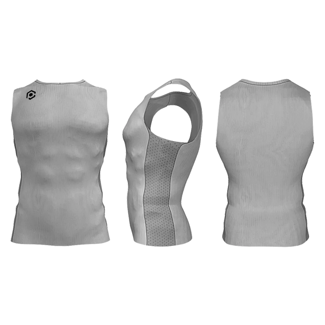 POWERFLEX SLEEVELESS COMPRESSION SHIRT - MEN