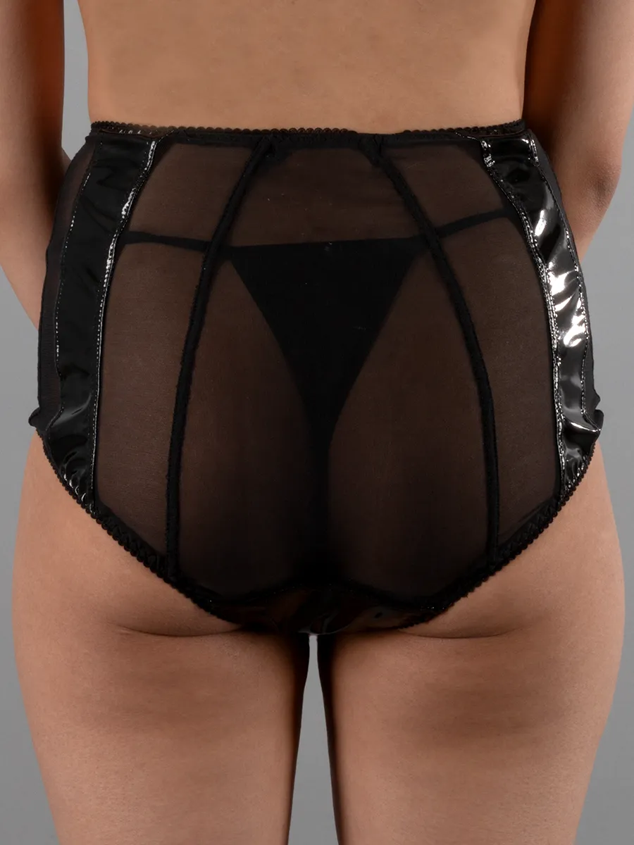 PVC Vintage Style High Waisted Panties
