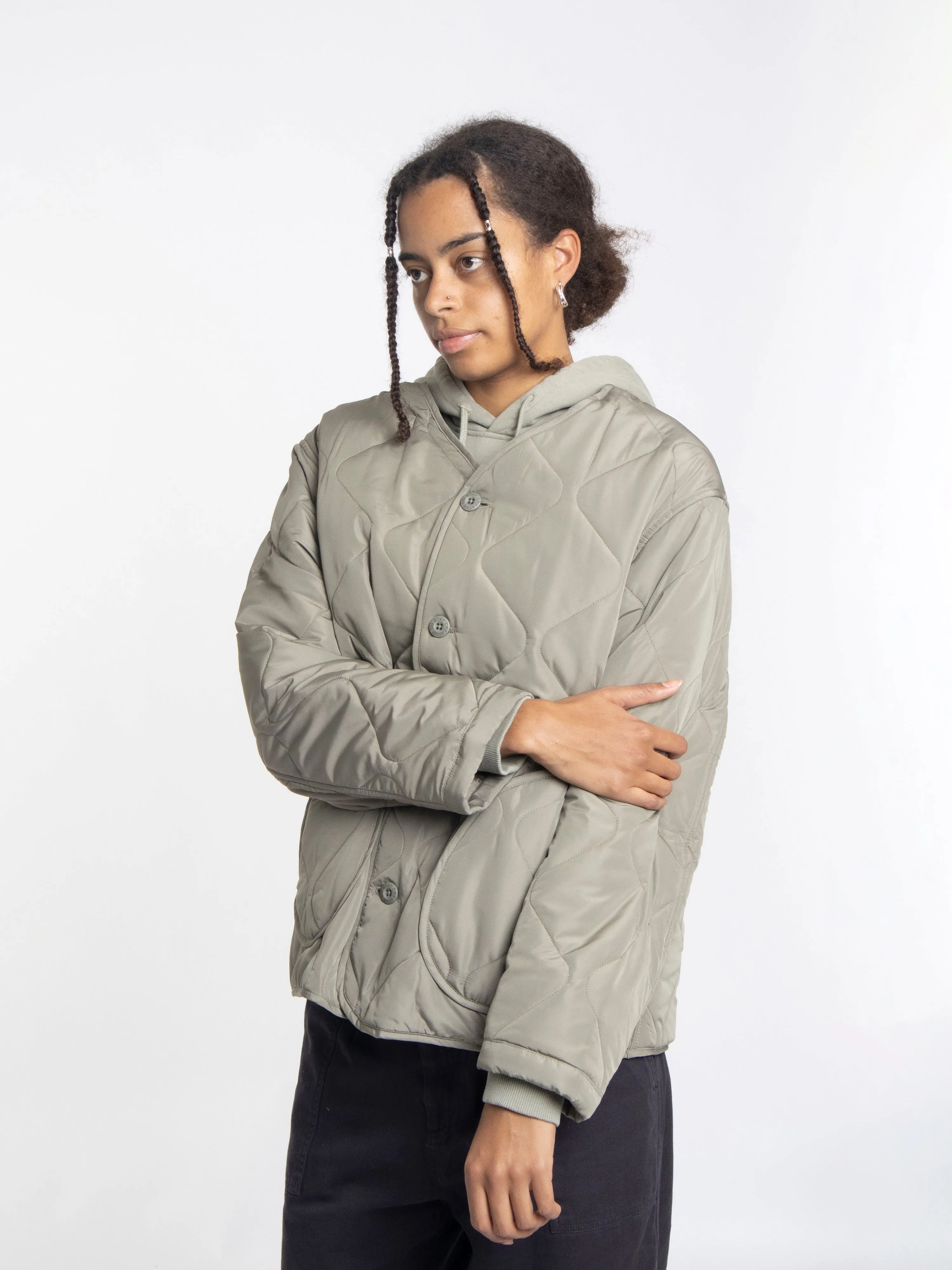 Quilted Jacket - Vetiver