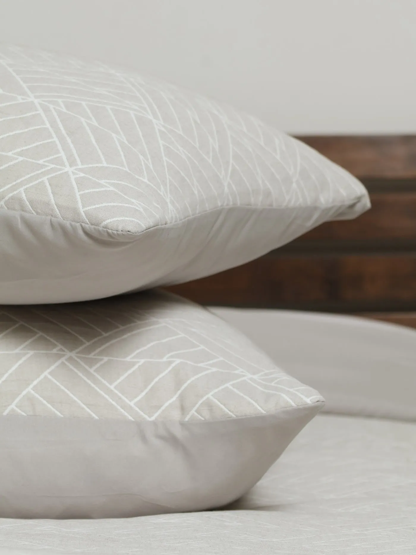 Quilted Jacquard Duvet - Grey