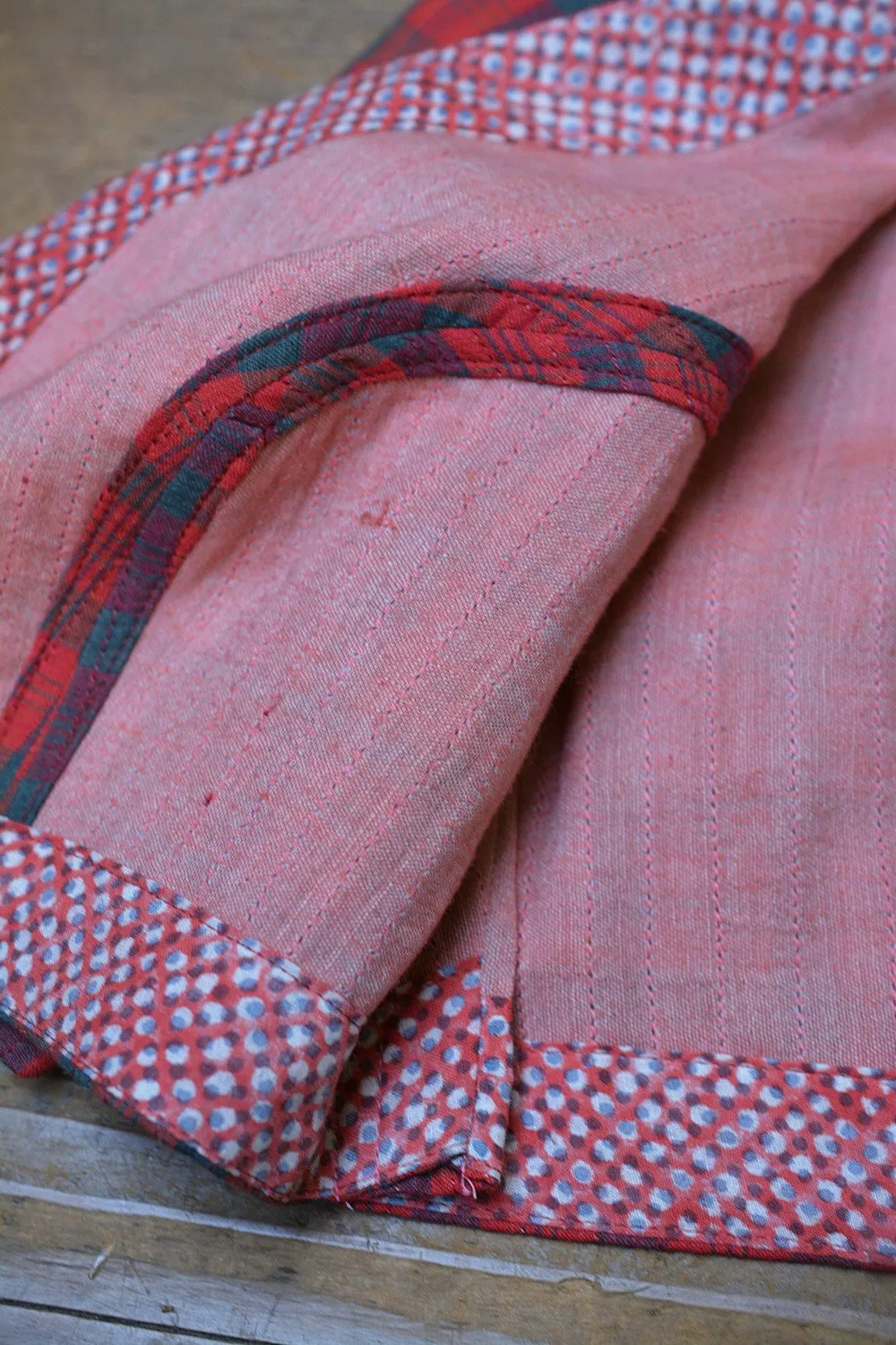 Quilted Khadi Blouse - Chilli & Moss