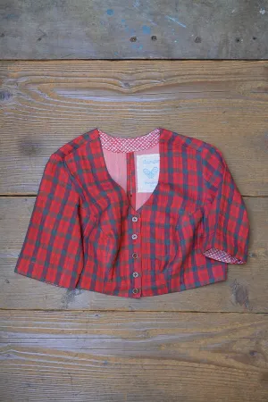 Quilted Khadi Blouse - Chilli & Moss