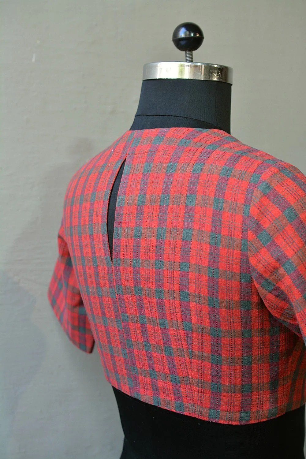 Quilted Khadi Blouse - Chilli & Moss