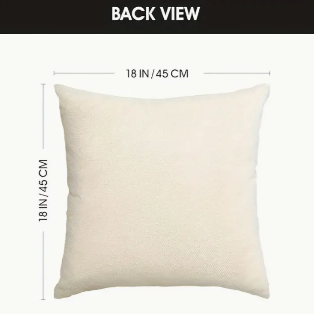 "Mr. & Mrs." Throw Pillow Covers (*No Inserts) in a Linen Blend (Canvas) 18X18 Set of 2