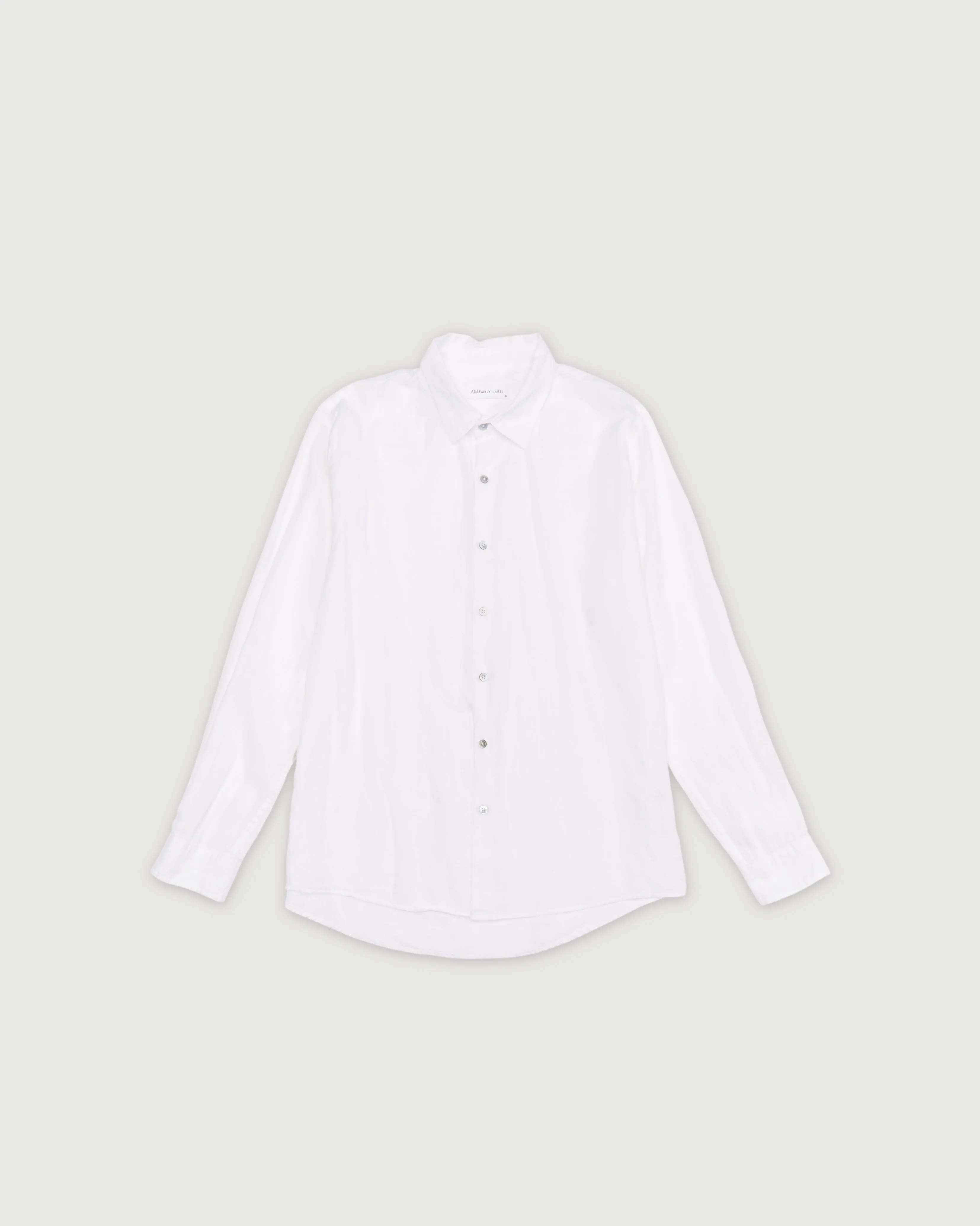 Re-Worn Mens Linen Long Sleeve Shirt