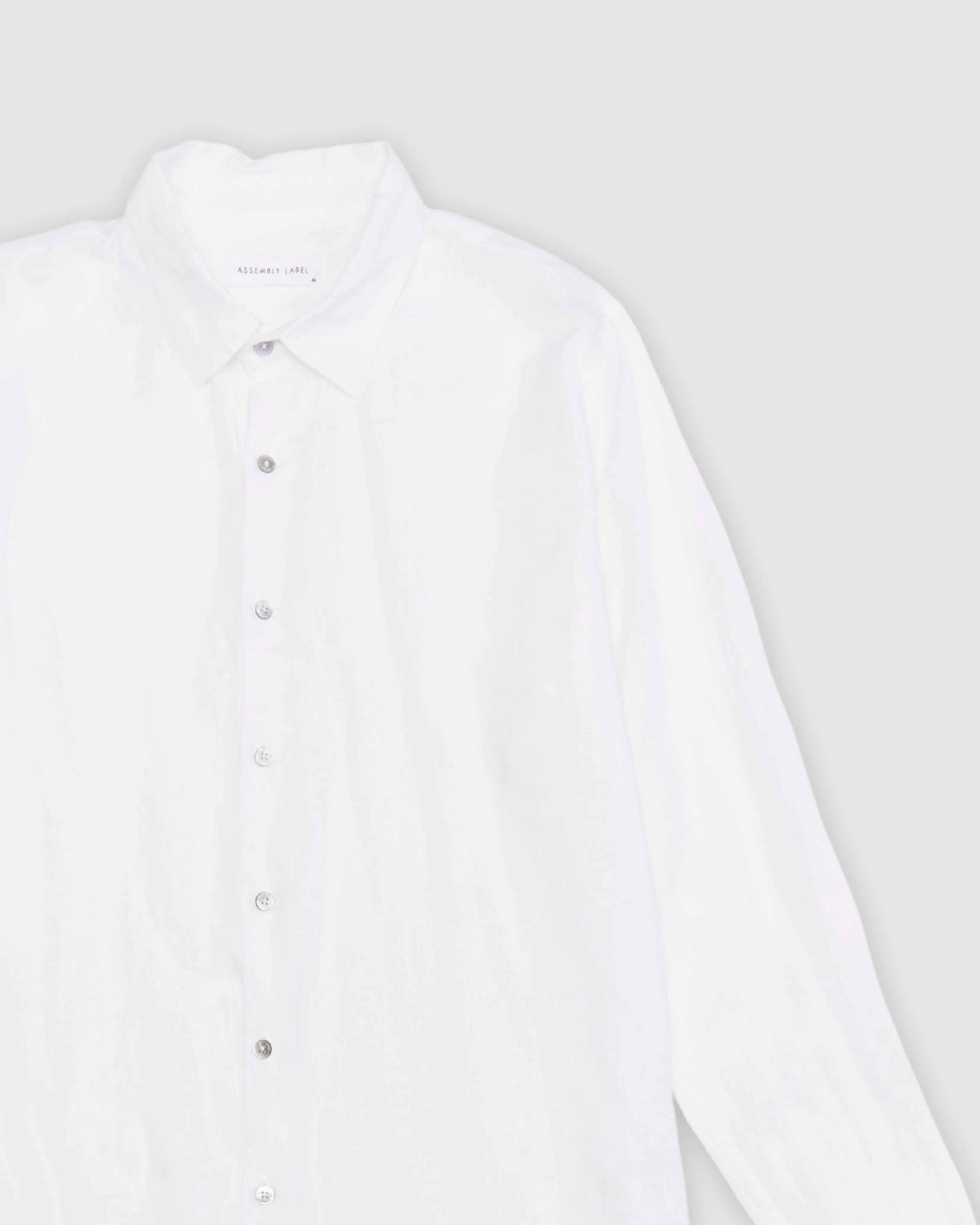 Re-Worn Mens Linen Long Sleeve Shirt
