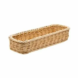 Regent Woven Basket Rect. Natural Pp (318X110X55mm)