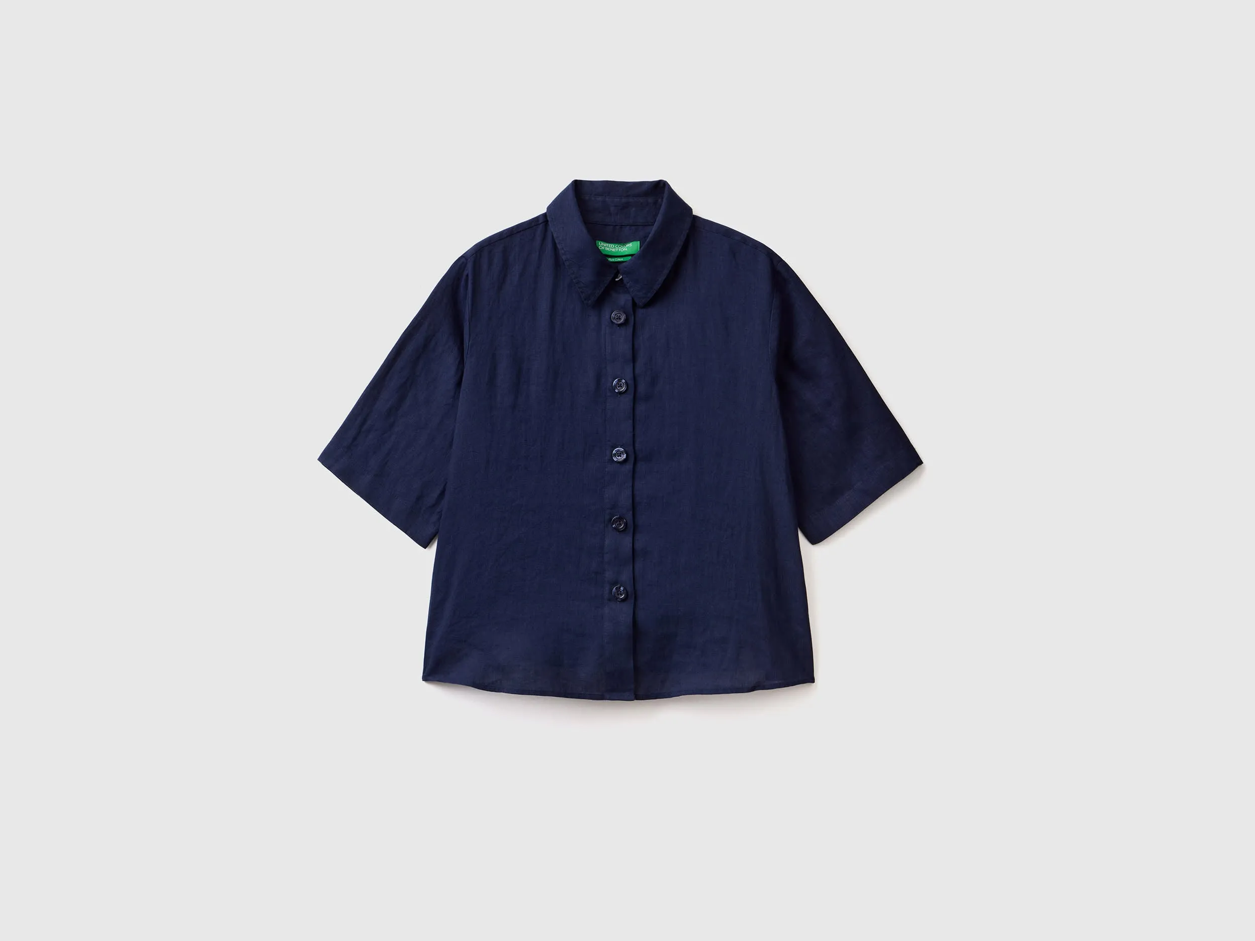 Regular Fit Collared Neck Solid Shirt