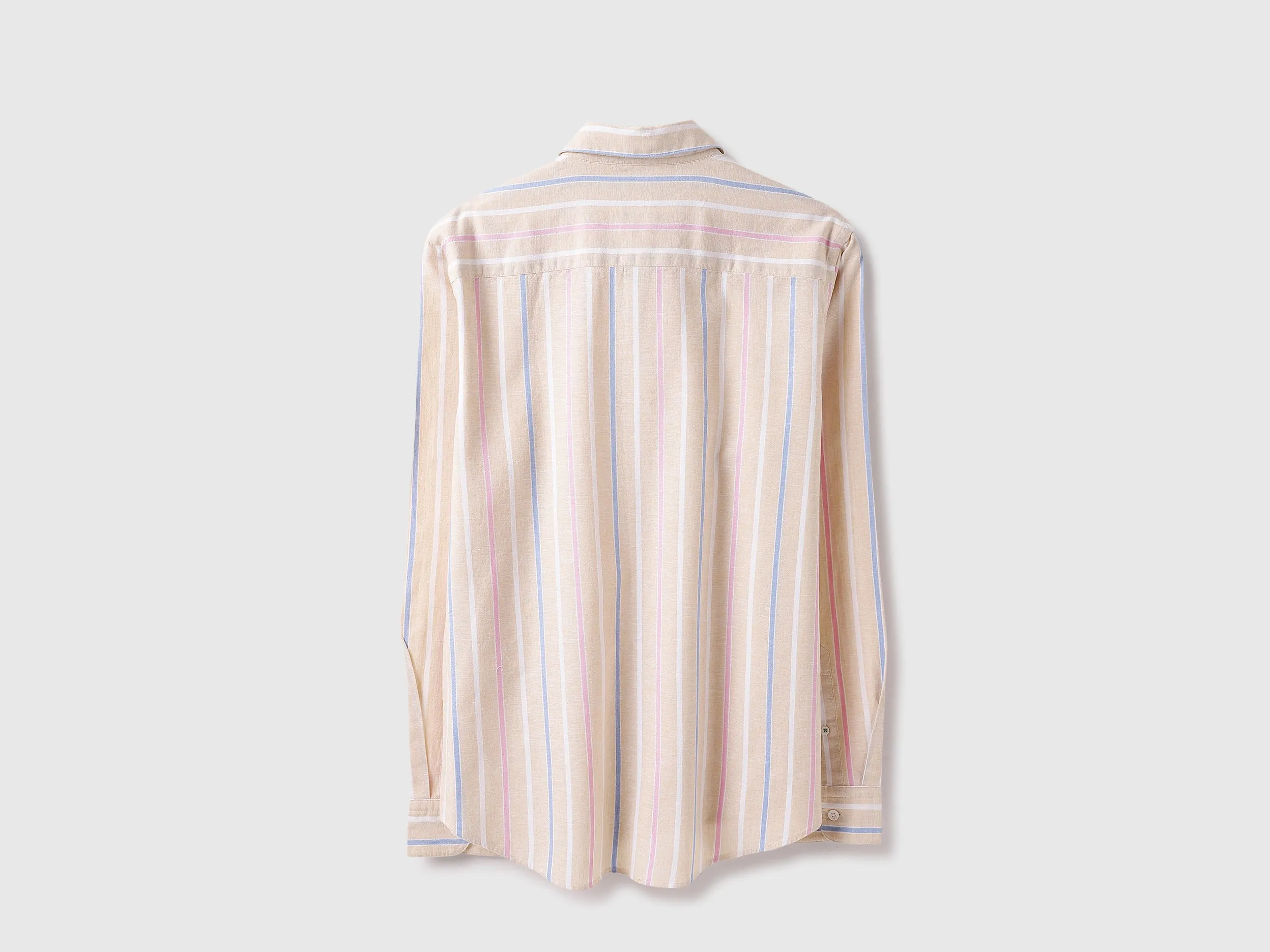 Regular Fit Spread Collar Checkered Shirt