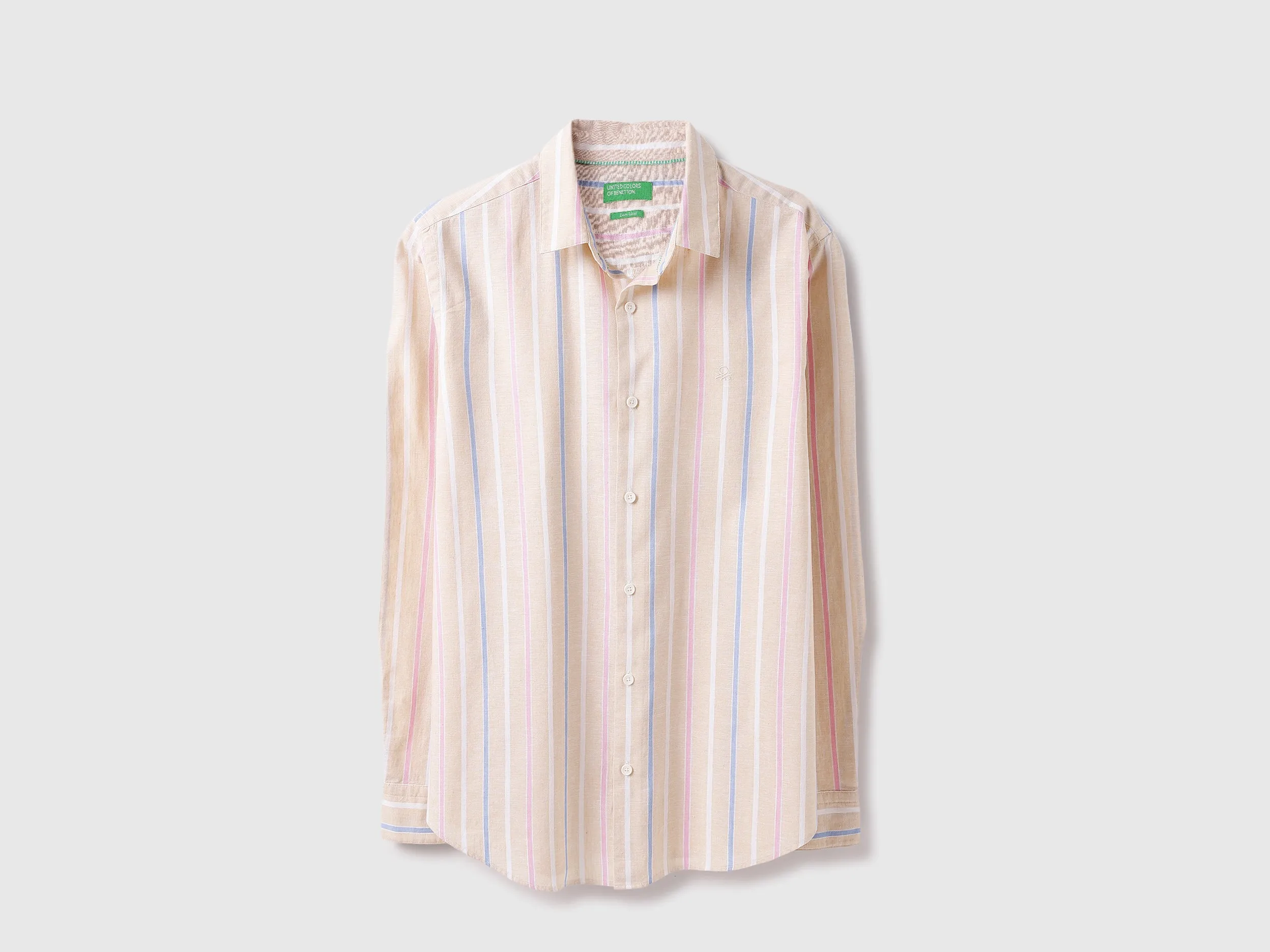 Regular Fit Spread Collar Checkered Shirt